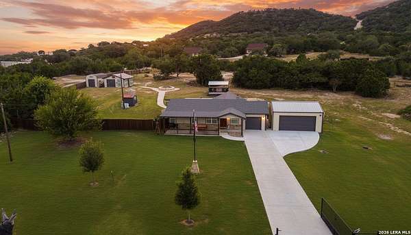 20.1 Acres of Land with Home for Sale in Pipe Creek, Texas