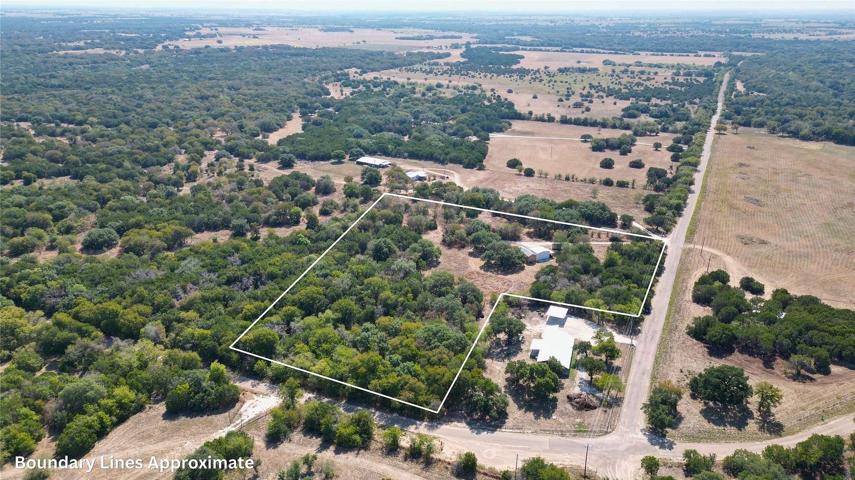 8 Acres of Land with Home for Sale in Valley Mills, Texas