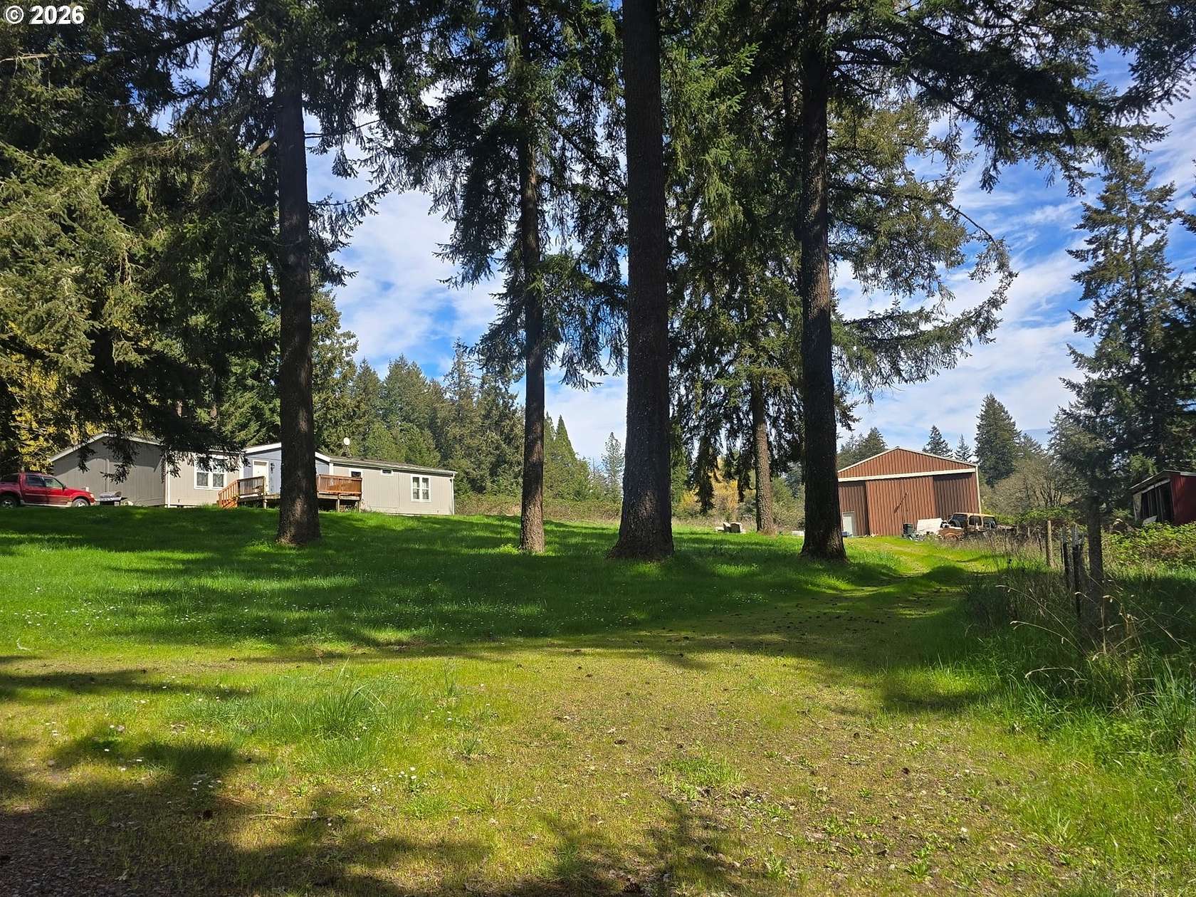 18 Acres of Land with Home for Sale in Crawfordsville, Oregon