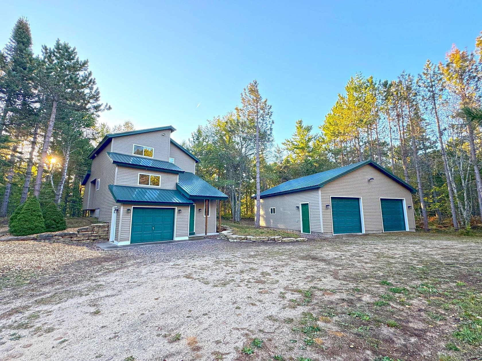 2.55 Acres of Land with Home for Sale in Paradise, Michigan