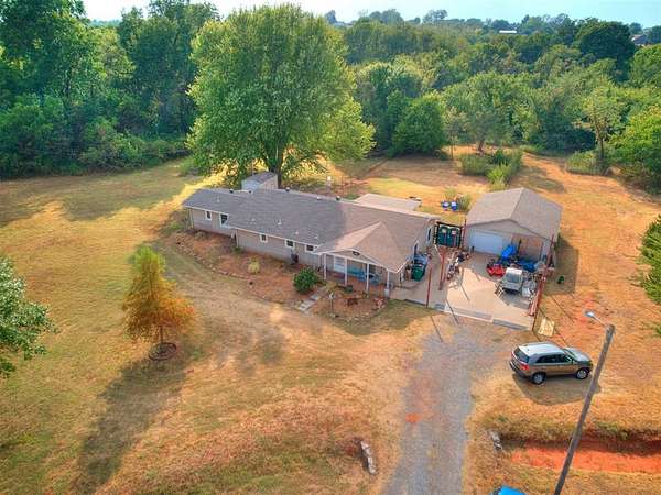 5 Acres of Land with Home for Sale in Mustang, Oklahoma