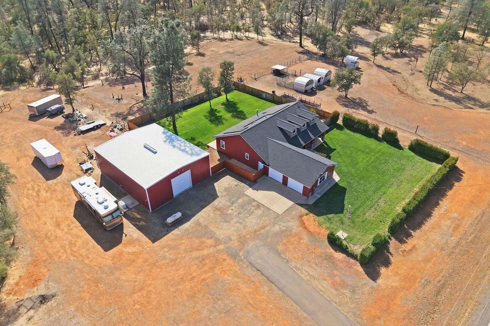 4.68 Acres of Land with Home for Sale in Anderson, California