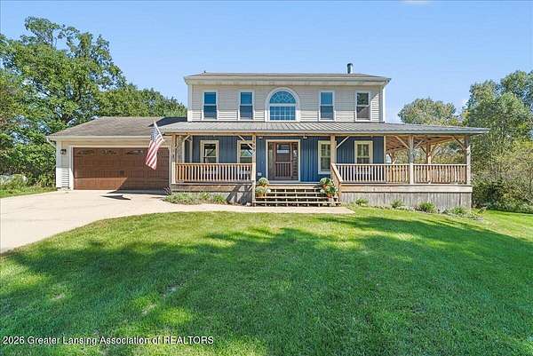 5.5 Acres of Land with Home for Sale in Onondaga, Michigan