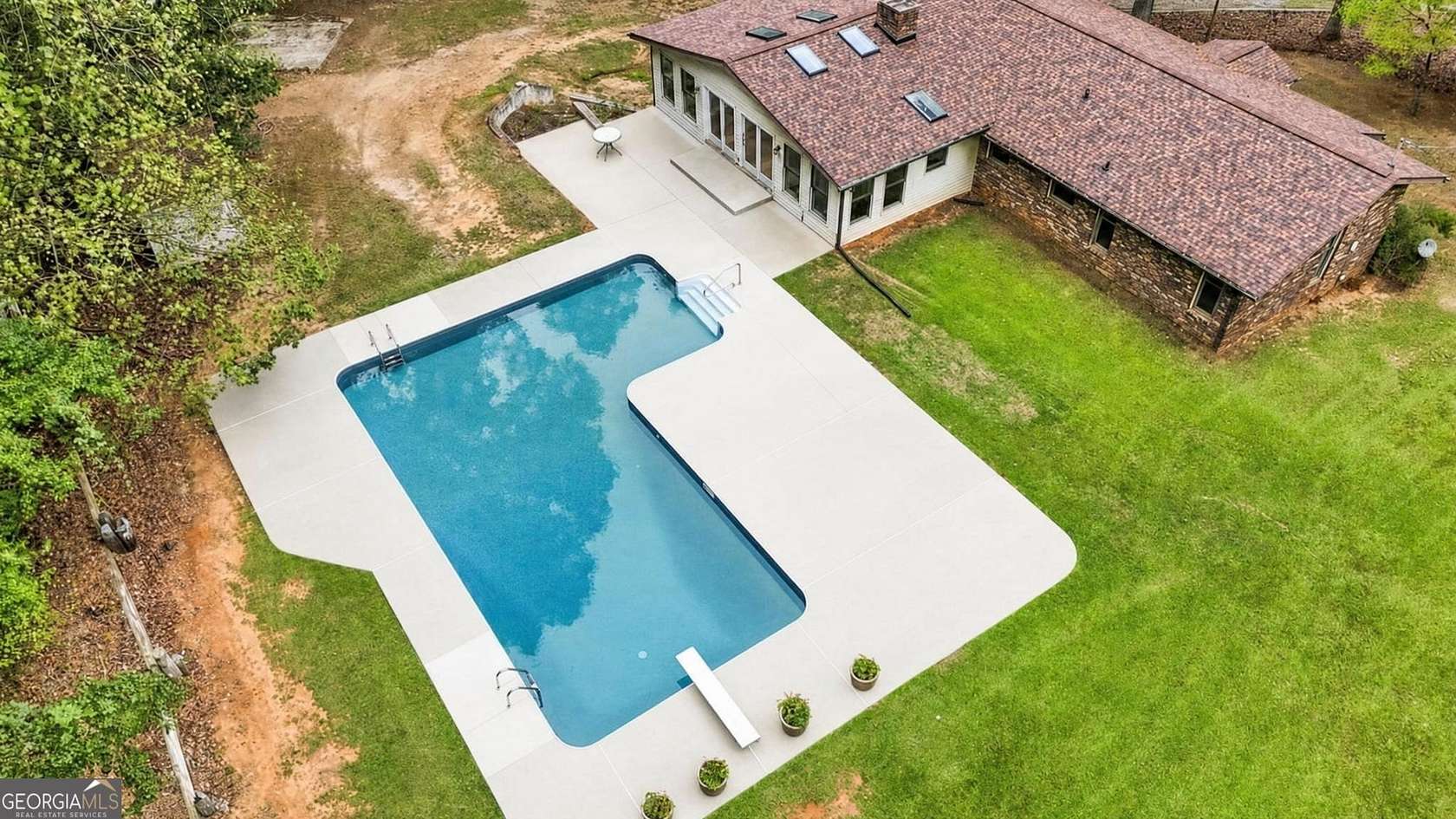3 Acres of Land with Home for Sale in Fayetteville, Georgia