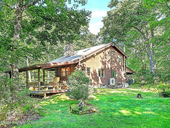 16 Acres of Recreational Land with Home for Sale in New Albany, Pennsylvania