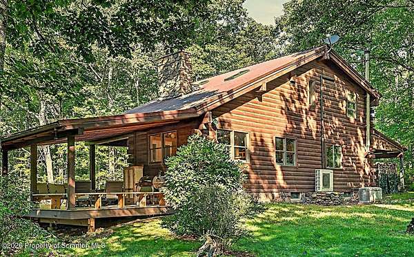 16 Acres of Recreational Land with Home for Sale in New Albany, Pennsylvania