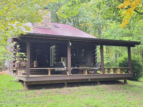 16 Acres of Recreational Land with Home for Sale in New Albany, Pennsylvania