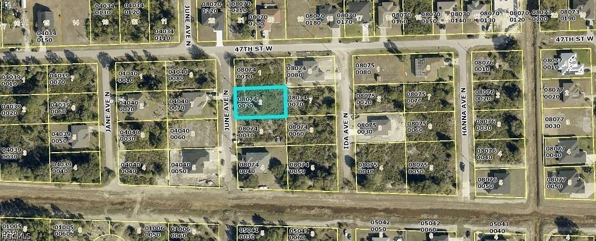 0.25 Acres of Residential Land for Sale in Lehigh Acres, Florida