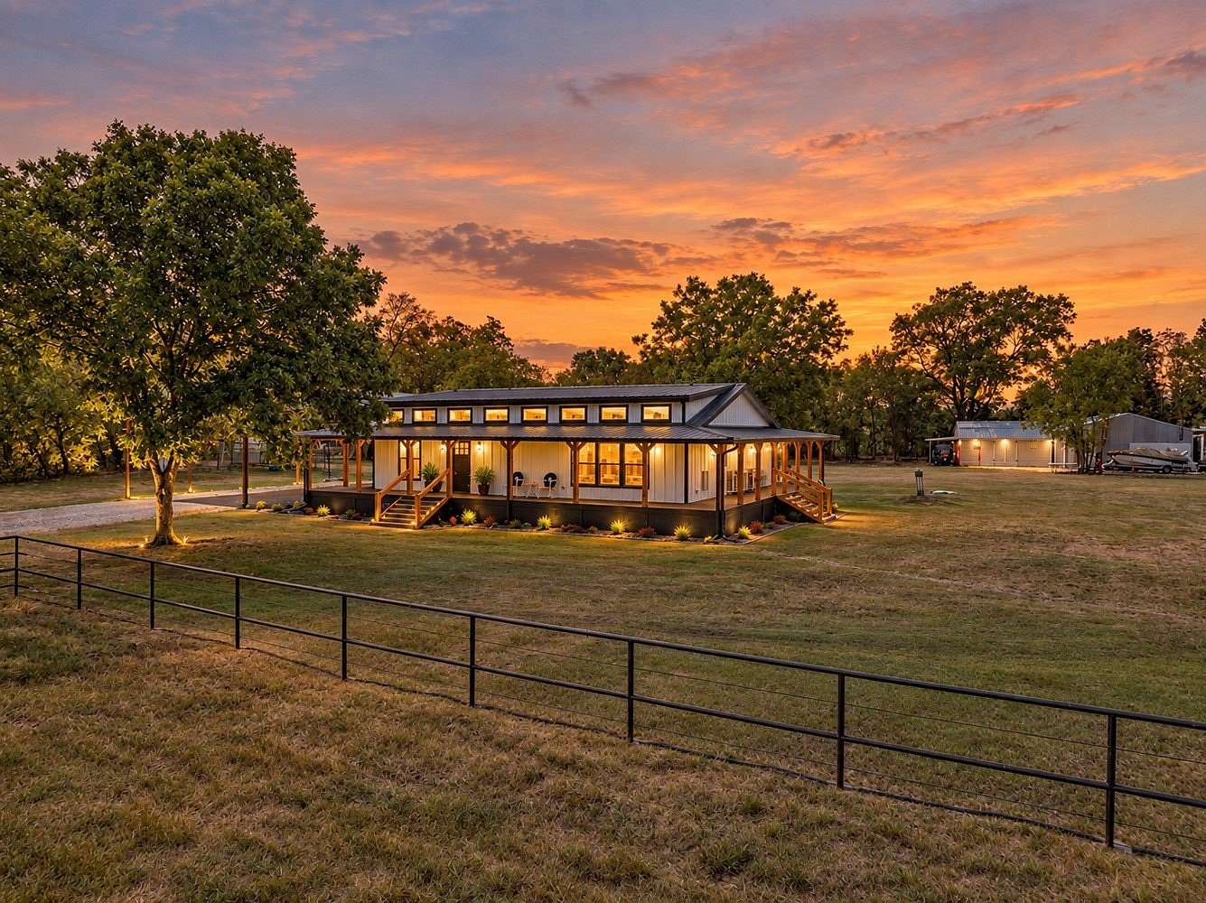 3 Acres of Land with Home for Sale in Valley View, Texas