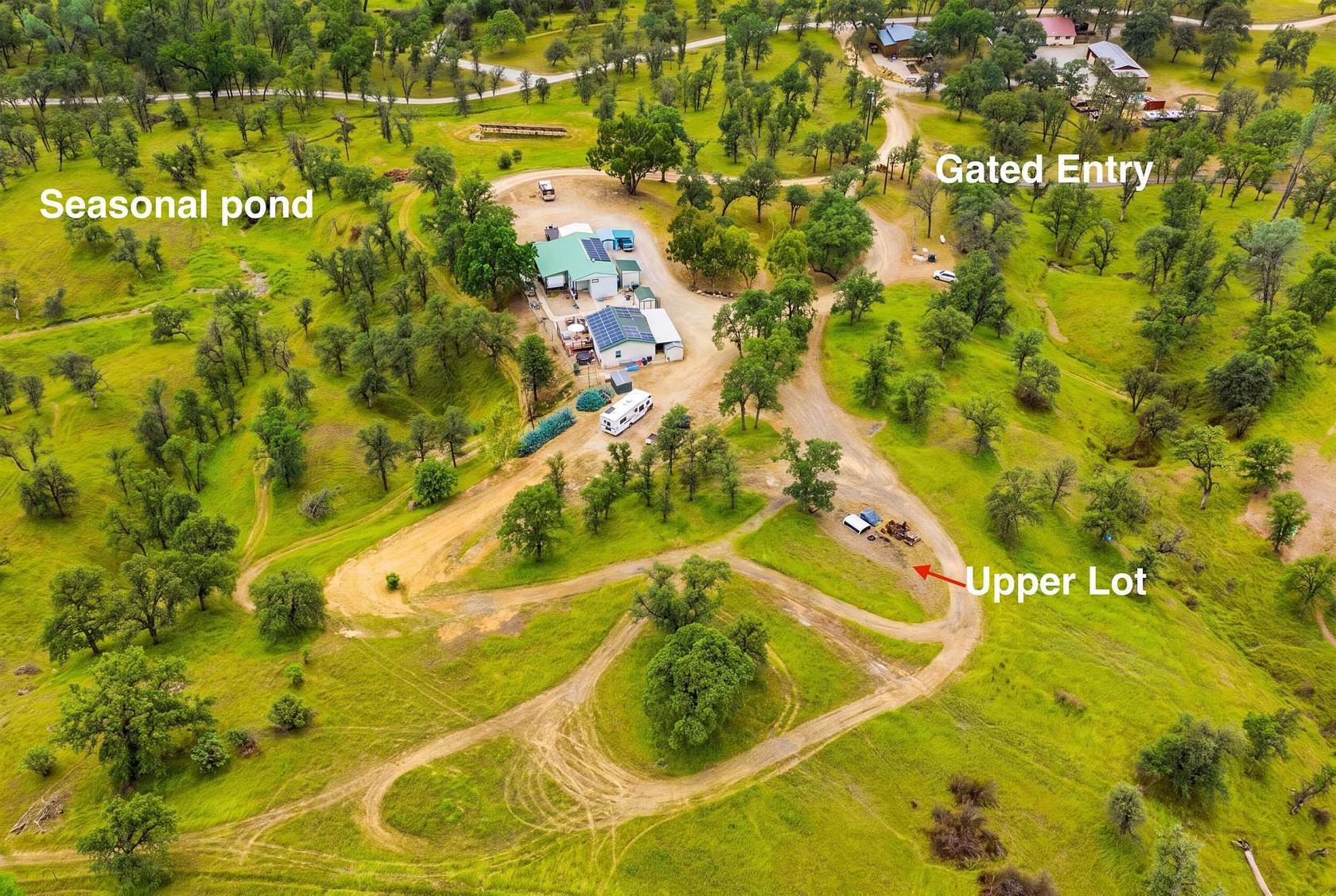 9.65 Acres of Land with Home for Sale in Redding, California
