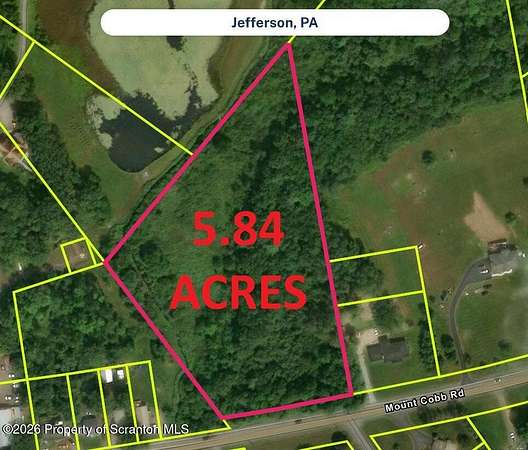 5.84 Acres of Residential Land for Sale in Jefferson Township, Pennsylvania