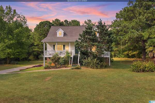3 Acres of Land with Home for Sale in Wilsonville, Alabama