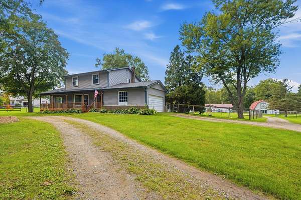 8.42 Acres of Land with Home for Sale in South Lyon, Michigan