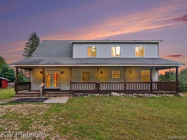 20 Acres of Land with Home for Sale in Garfield Township, Michigan