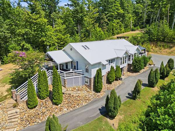 5.38 Acres of Land with Home for Sale in Sevierville, Tennessee