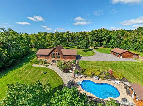 44.9 Acres of Recreational Land with Home for Sale in Morrisonville, New York