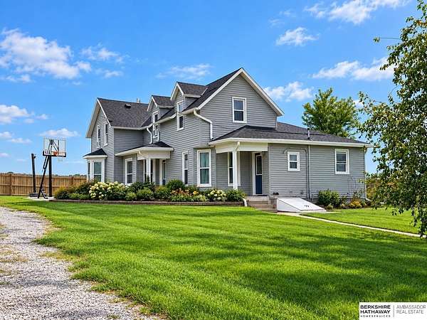 9.76 Acres of Land with Home for Sale in Ceresco, Nebraska