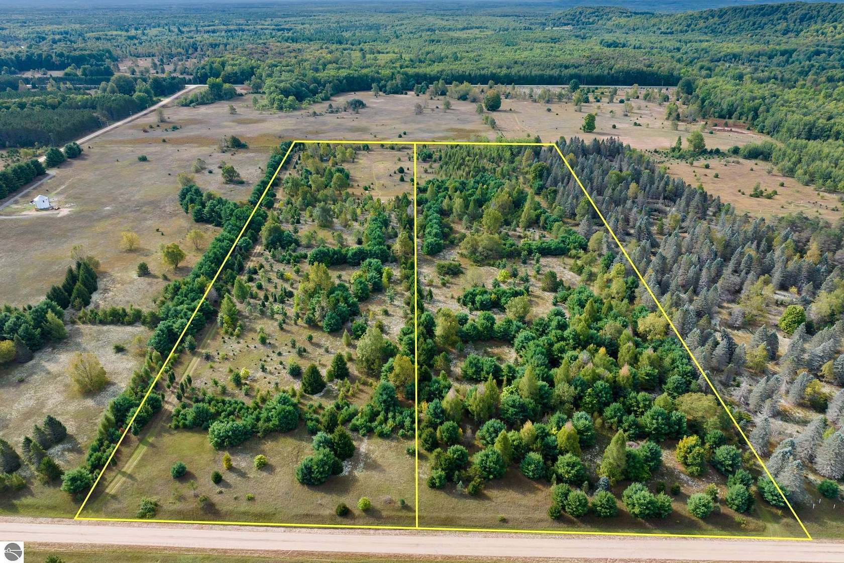 19.5 Acres of Recreational & Residential Land for Sale in Thompsonville, Michigan