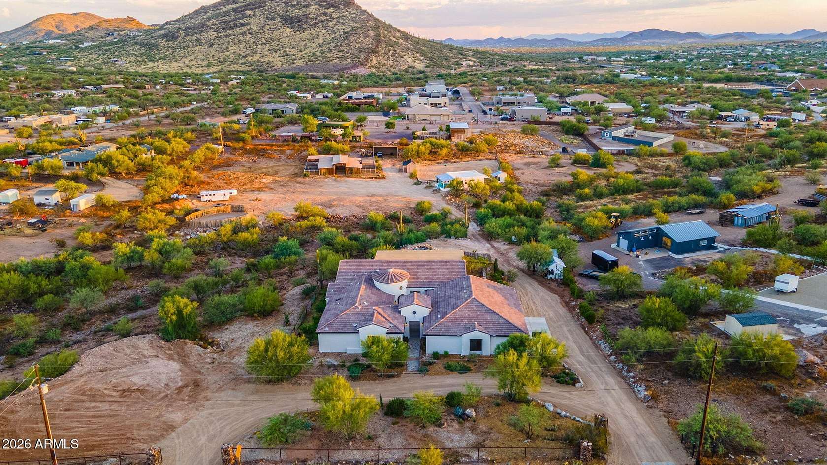 4.84 Acres of Land with Home for Sale in New River, Arizona