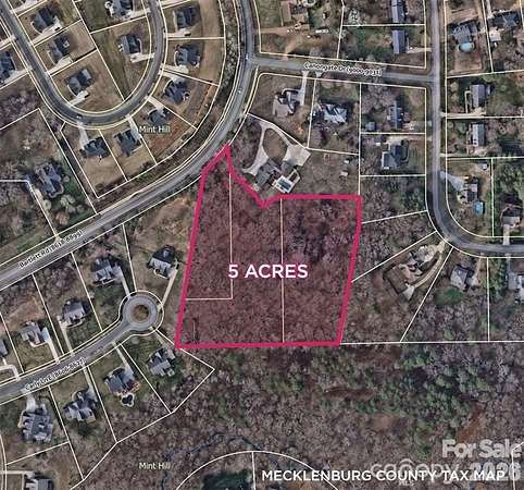 5 Acres of Land for Sale in Mint Hill, North Carolina