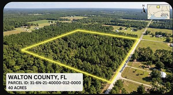 40 Acres of Land for Sale in Laurel Hill, Florida