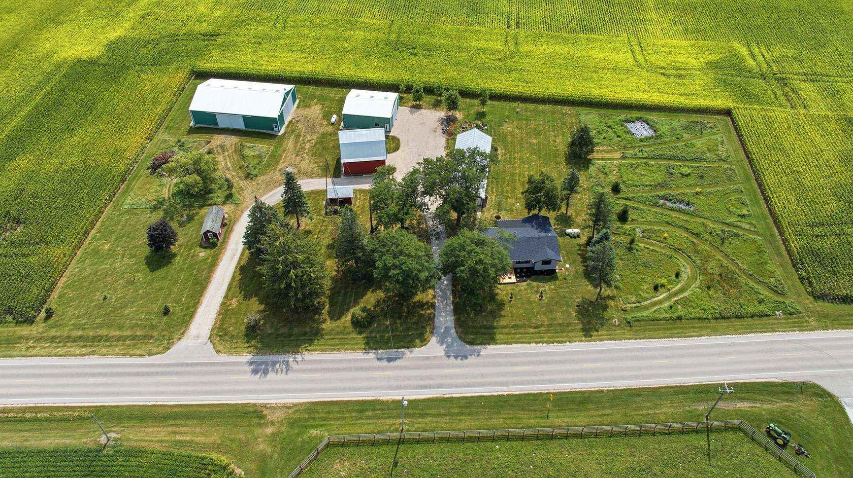 3 Acres of Land with Home for Sale in Plano, Illinois