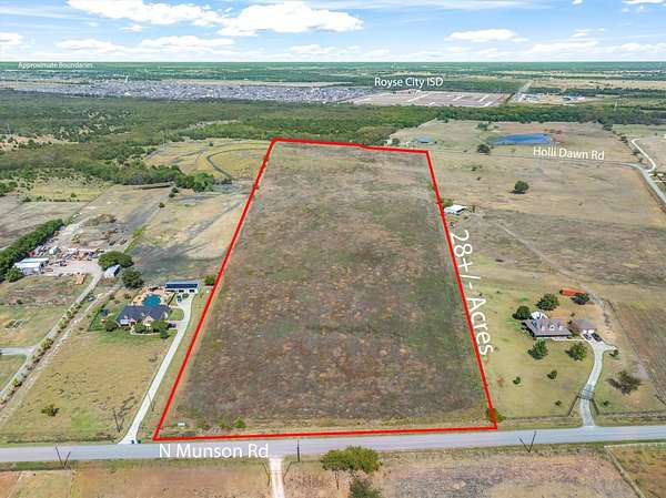 28.2 Acres of Agricultural & Residential Land for Sale in Royse City, Texas