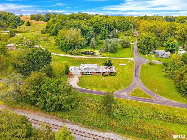 12.4 Acres of Land with Home for Sale in Brimfield, Illinois