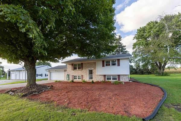 3 Acres of Land with Home for Sale in Janesville, Wisconsin