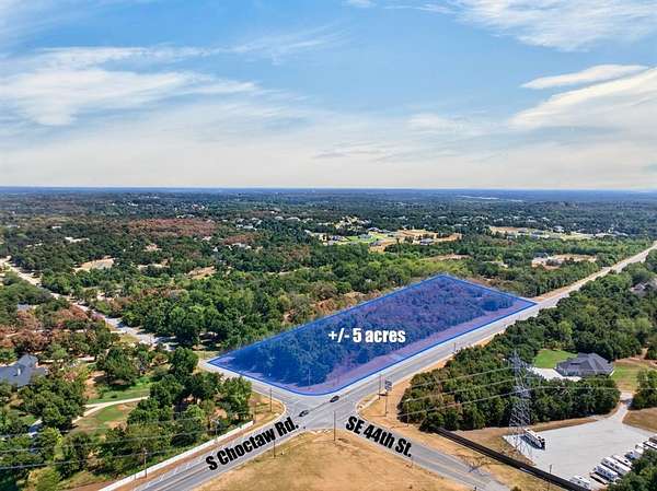 5 Acres of Residential Land for Sale in Choctaw, Oklahoma