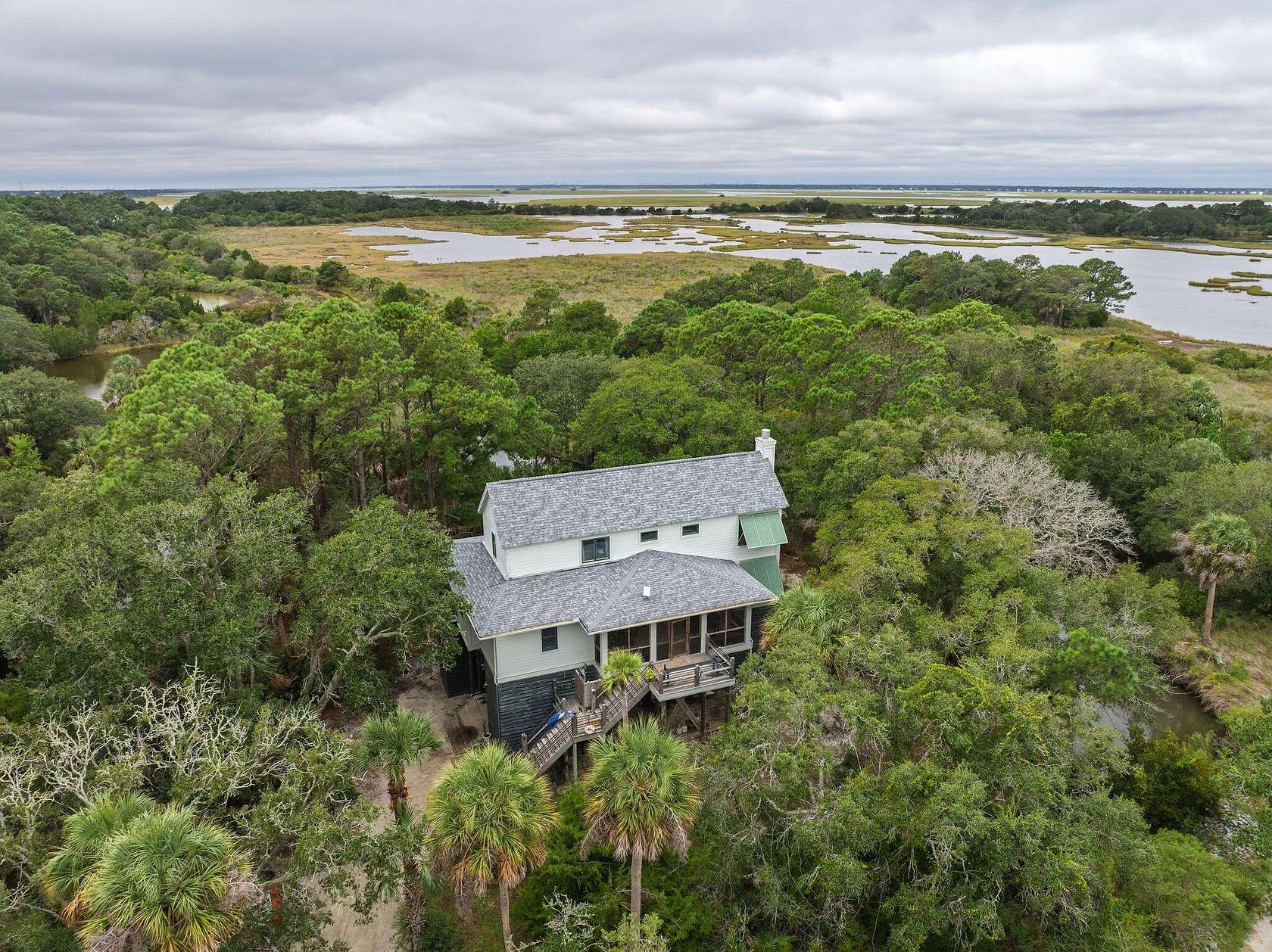 1.65 Acres of Land with Home for Sale in Dewees Island, South Carolina