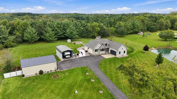 2 Acres of Land with Home for Sale in Fremont, Indiana