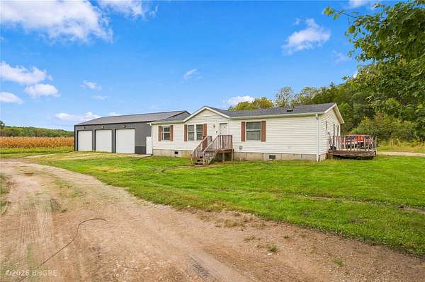 5.28 Acres of Land with Home for Sale in Winterset, Iowa