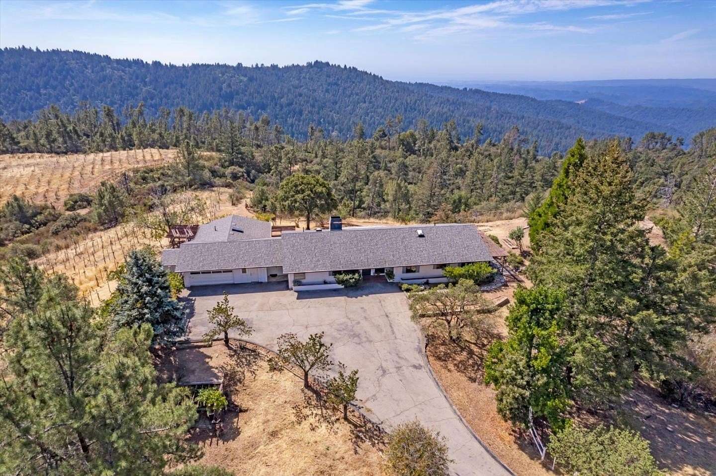 128 Acres of Land with Home for Sale in Los Gatos, California
