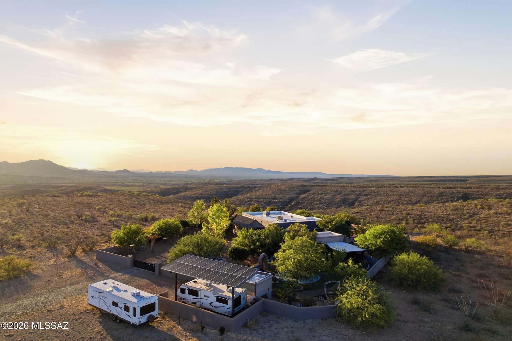 7.28 Acres of Land with Home for Sale in Rio Rico, Arizona