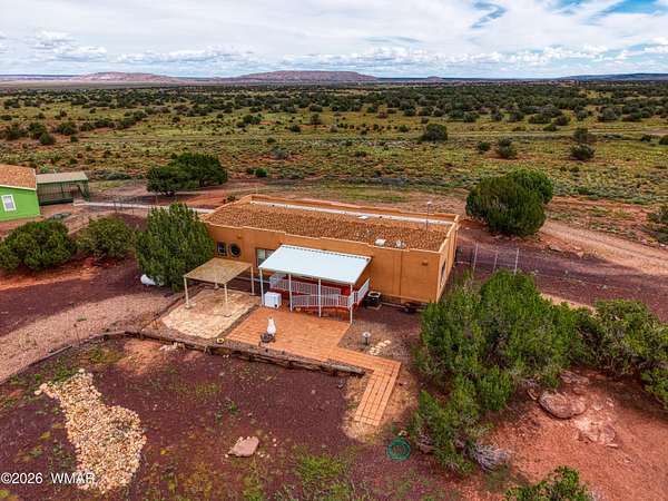 36.3 Acres of Recreational Land with Home for Sale in Concho, Arizona