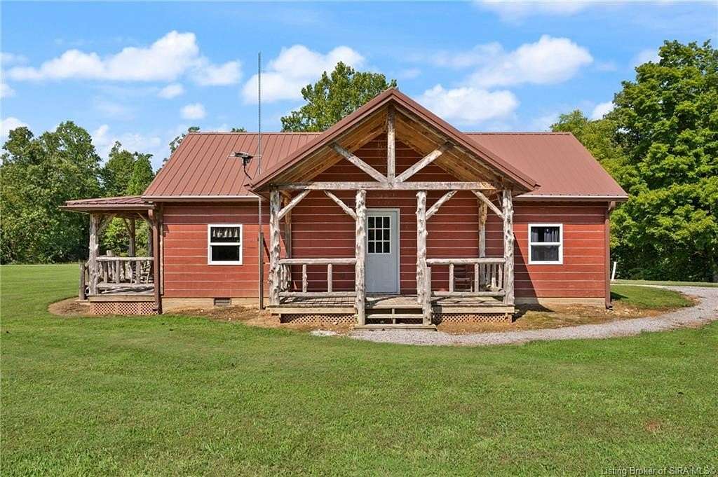8 Acres of Land with Home for Auction in Bedford, Indiana