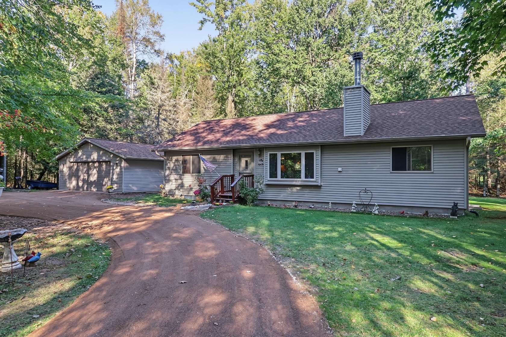 1.64 Acres of Land with Home for Sale in St. Germain Town, Wisconsin