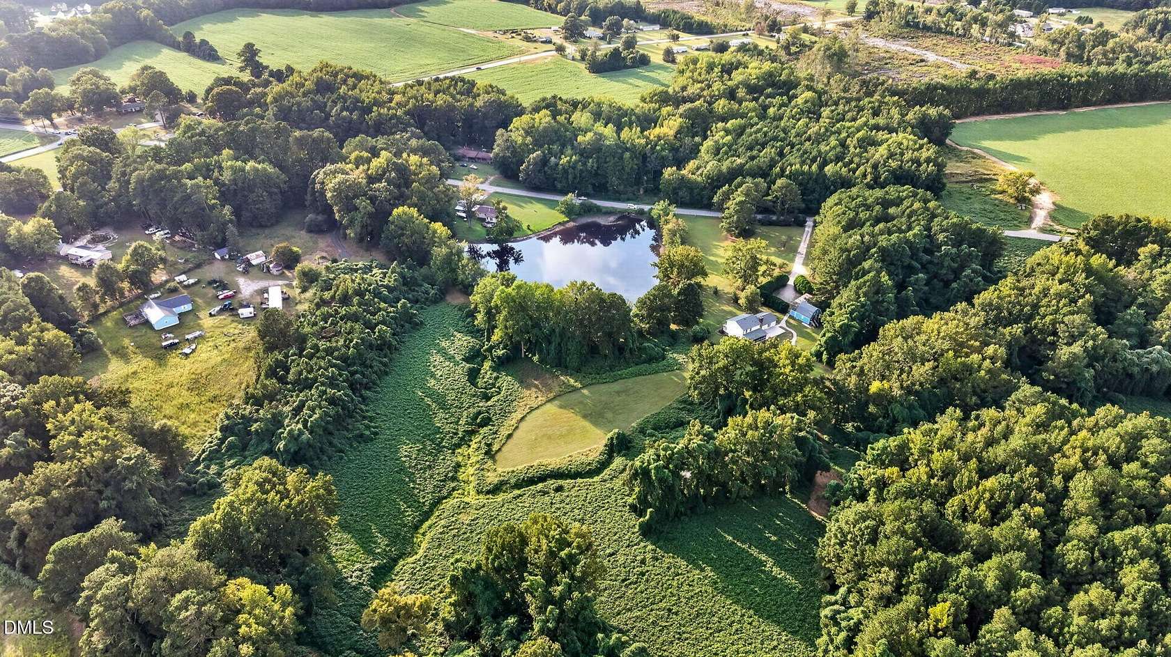 11.8 Acres of Land with Home for Sale in Zebulon, North Carolina