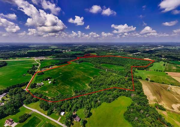148 Acres of Land with Home for Sale in Sardinia, Ohio