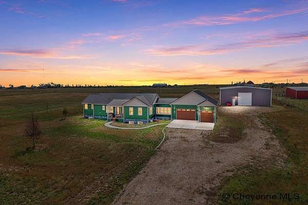 4.4 Acres of Land with Home for Sale in Cheyenne, Wyoming