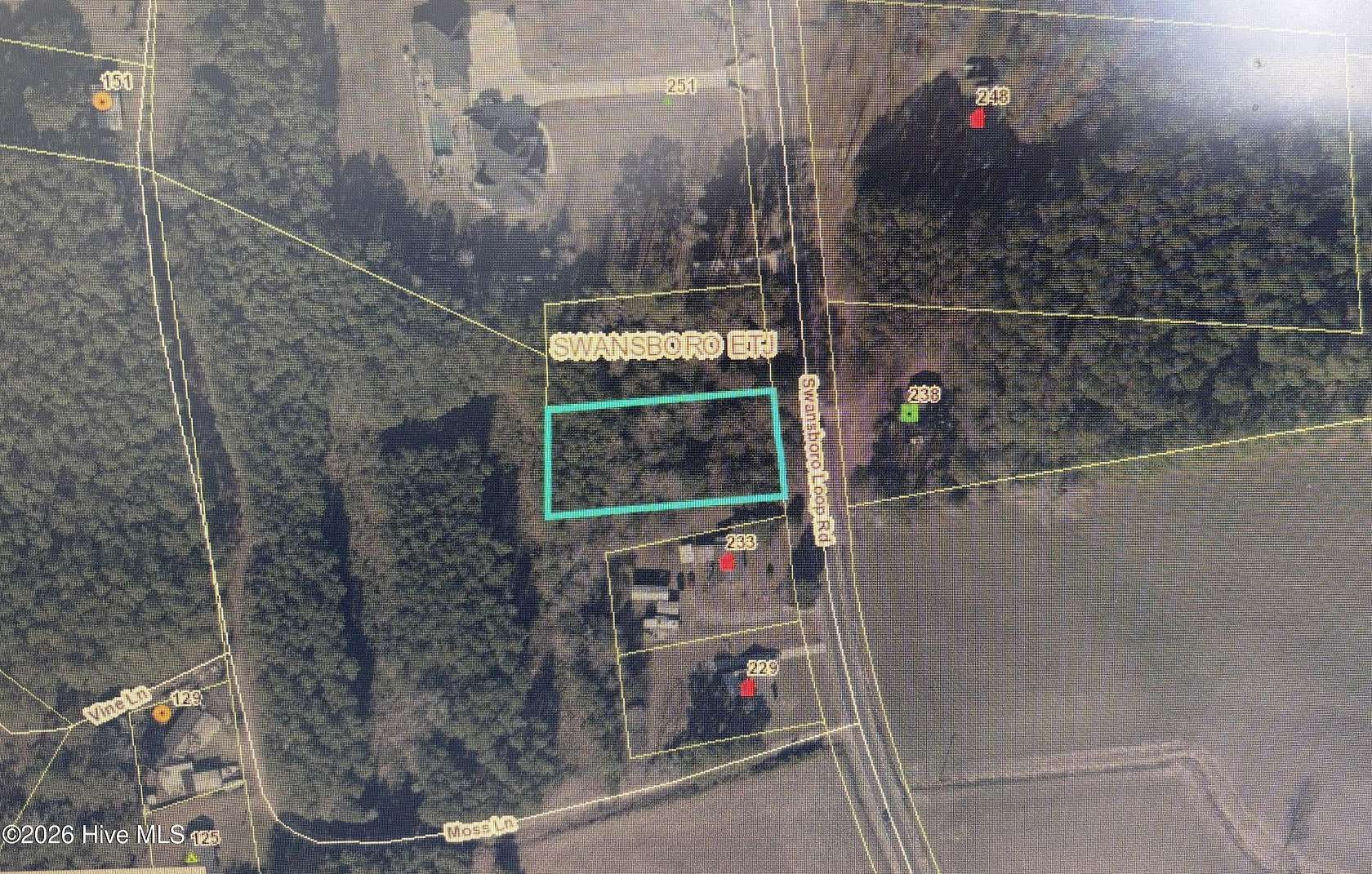 0.54 Acres of Land for Sale in Swansboro, North Carolina