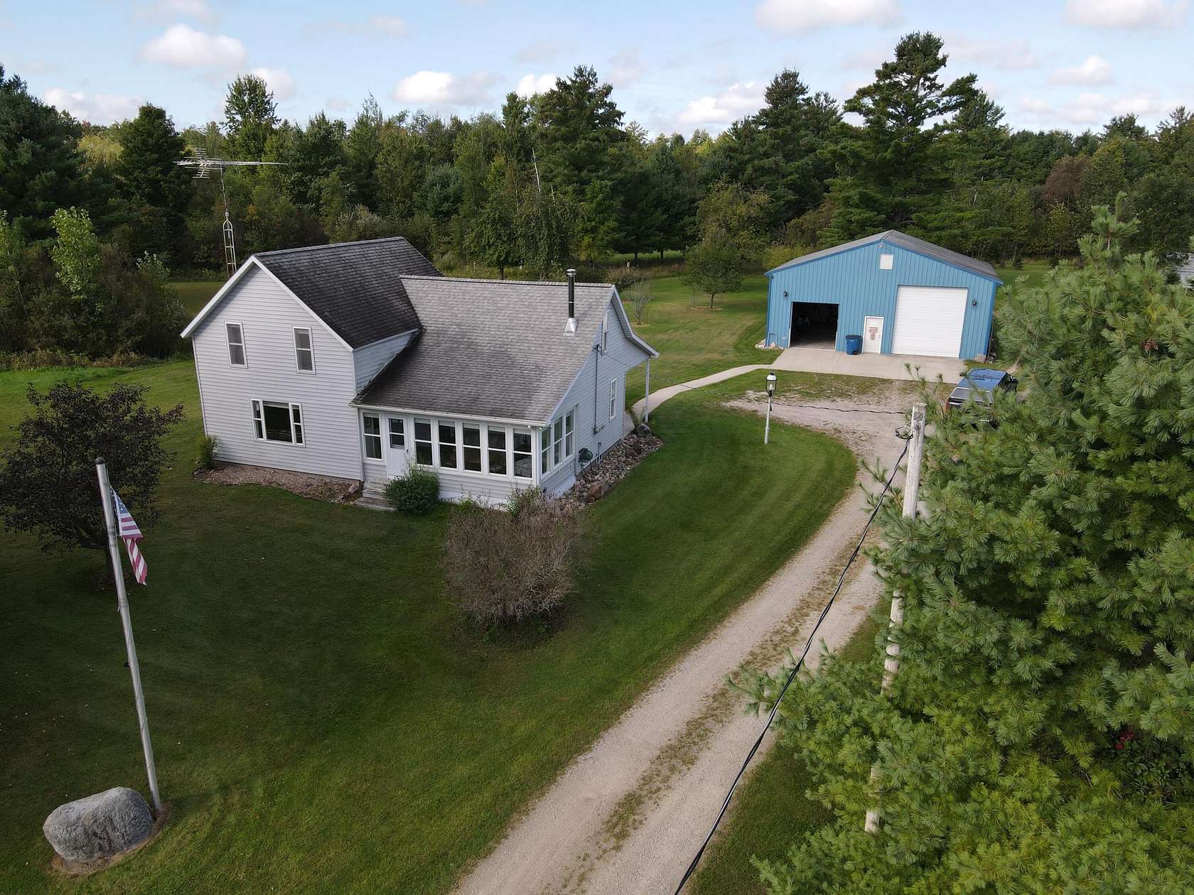 40 Acres of Recreational Land with Home for Sale in Tawas City, Michigan