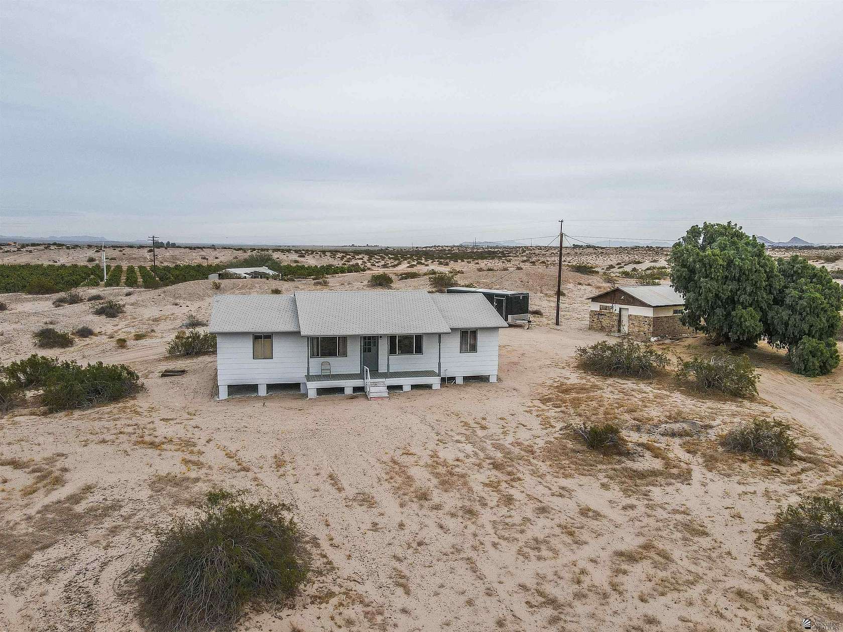 9.64 Acres of Land with Home for Sale in Wellton, Arizona