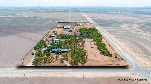 19 Acres of Land with Home for Sale in Hermleigh, Texas