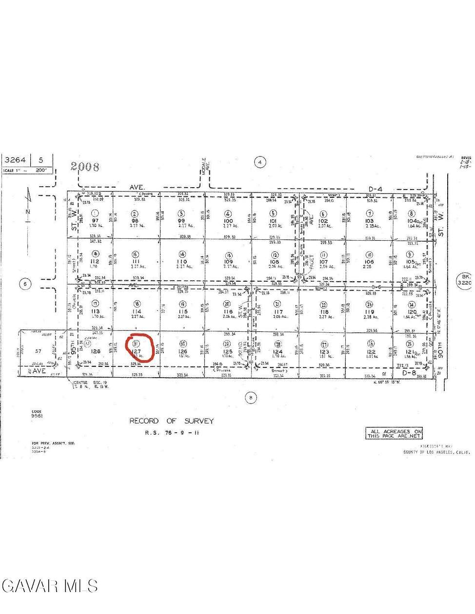 2.5 Acres of Residential Land for Sale in Lancaster, California