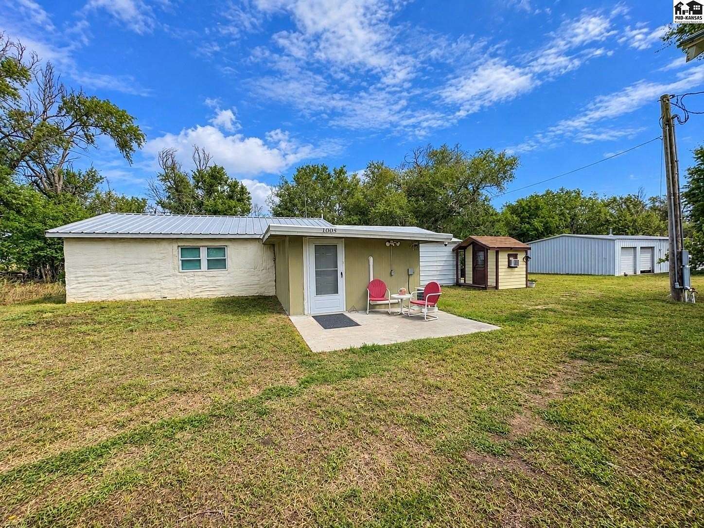 8.7 Acres of Land with Home for Sale in Alden, Kansas
