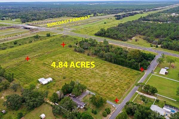 4.84 Acres of Residential Land for Sale in Homosassa, Florida