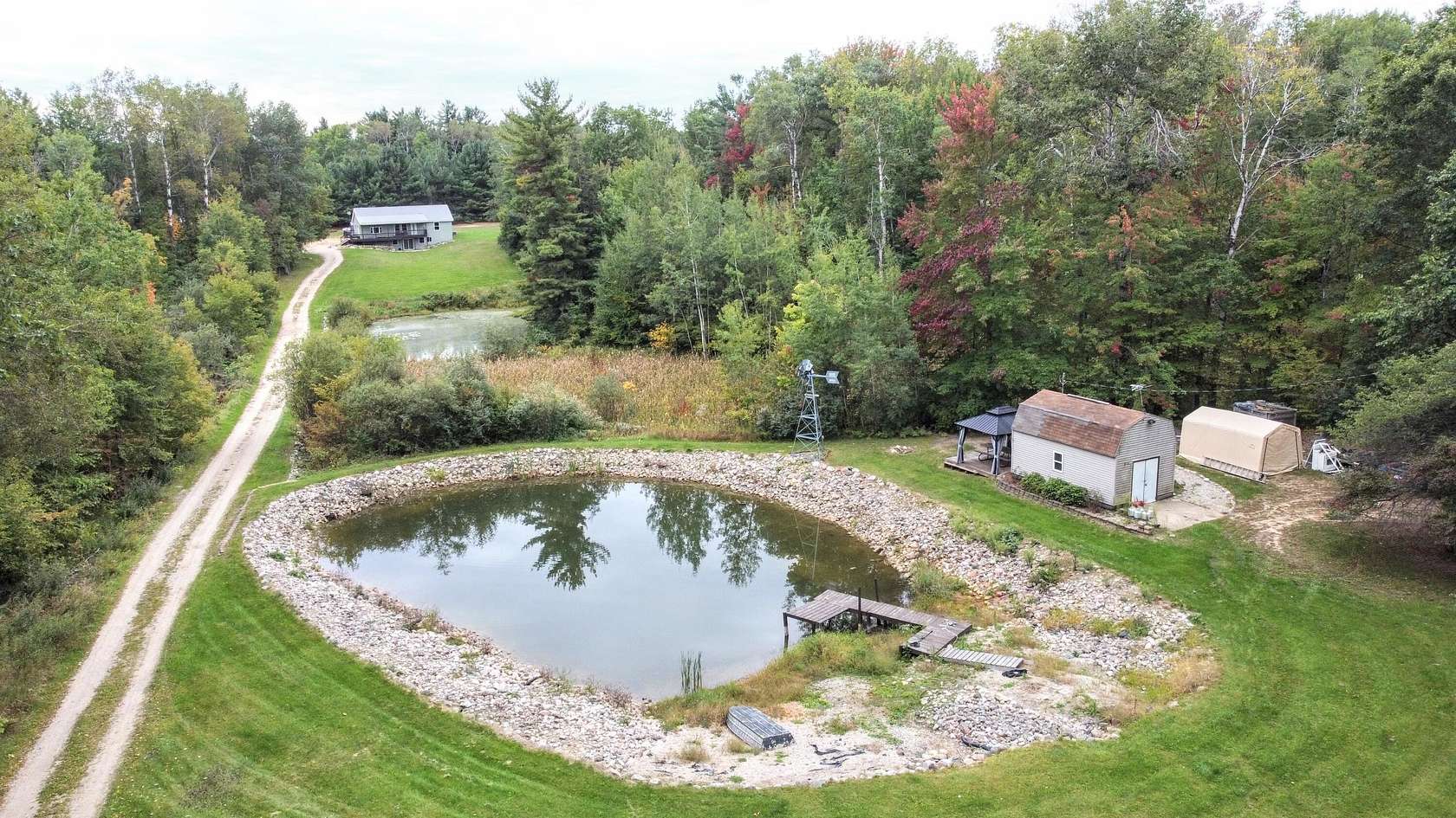 4 Acres of Land with Home for Sale in Paris, Michigan