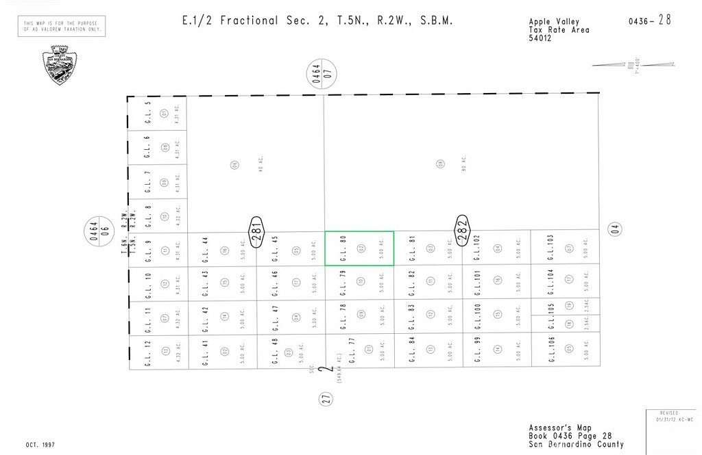 5 Acres of Residential Land for Sale in Apple Valley, California